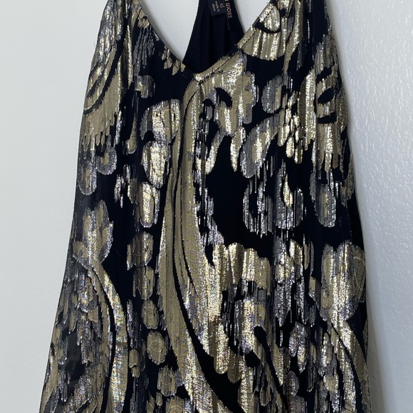 Ella Moss Metallic Paisley Silk Tank - Picture 7 of 10
